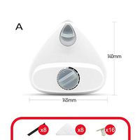 LXLTL Double-Side Magnetic Glass Cleaner for Glass Windows & Doors Car Window Cleaner 6-Speed Adjustable Magnetic 3-32mm,A