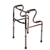 WW The Elderly Walker Aluminum Alloy Collapsible Non-Slip Medical Rehabilitation Health Care Four-Foot Crutches