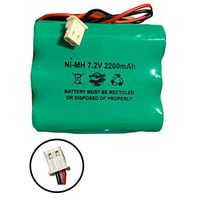 GP2200AAH6YMX 7.2v 2200mAh Ni-MH Battery GP2200AAM6YMX GP130AAM6YMX 0-9913-W 211AFH6XMK GP211AFH6XMK