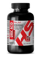 antioxidant Booster - URIC Acid Formula Natural EXTRACTS - Urinary metabolic - 1 Bottle (60 Capsules)