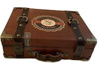 Cigar Large Premium Wood Empty Box Case for Crafts, Guitars or Storage (Montecristo Pilotico Toro)