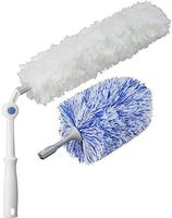 Unger Click & Dust Multi-Purpose Dusting Kit with Daily Duster, Delicate Duster, and Pivoting Handle