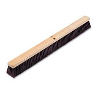 Floor Brush Head, 3 1/4'' Maroon Stiff Polypropylene, 36''