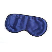 Ultrathin Sleeping Mask for Women/Men, Comfortable Soft Nature Silk Eye Mask, Blindfold for Sleep Aid & Travel Naps (Navy Blue)