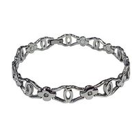 Magnetic Bracelet Silver Starfish 51B