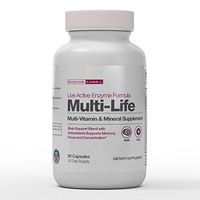 Enzyme Labs Multi-Life® Vitamin and Mineral Supplement with Brain Support;90 Capsules;30 Day Supply!