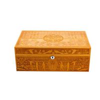 HENGTONGTONGXUN Cigar Humidors, Humidors, Hand-Painted Cigar Humidors (Color : Yellow)