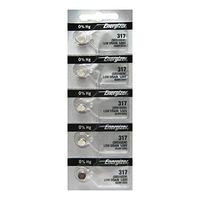 5pk Energizer 317 Silver Oxide Low Drain Watch Batteries SR516SW SR62