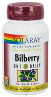 Solaray - Bilberry One Daily, 160 mg, 30 capsules