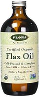 Organic Flax Oil 17 oz - Fresh Cold-Pressed & Pure - Non GMO & Gluten Free - by Flora