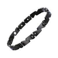 Womens Magnetic Therapy Bracelet Adjustable Stainless Steel Pain Relief for Arthritis with Removal Tool