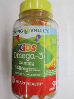 Spring Valley Kids Omega-3 140 mg Heart Health, Fruit, 90 Gummies