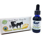 Lemon M. Pie Flavored Amish Made Hemp Oil, 2500 mg Flavor You can Taste! (Lemon M. Pie)