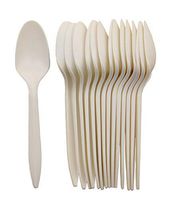 GreenWorks Eco-Friendly 5.8" Plant Starch Disposable Cutlery Spoons,1000 Count Cornstarch Biodegradable Spoons