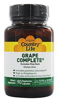 Country Life - Grape Complete with Pine Bark - 90 Vegetarian Capsules
