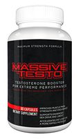 Massive Testo - Extreme Testosterone boost for huge muscles, decreased body fat, faster recovery times, better athletic performance, improved focus and concentration