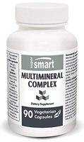 SUPERSMART - Minerals - MultiMineral Complex - Complete, Balanced, bioavailable Mineral Formulation. Essential Minerals at Effective doses, in The Most bioavailable Forms. 90 Vegetarian Capsules.