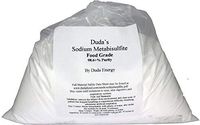 10 lb Sodium Metabisulfite Food Grade/Photo Grade 98.6+% Purity White Granular Solid Crystals