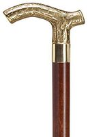 Ladies Derby Cane Walnut Maple Solid Brass Handle  -Affordable Gift! Item #HAR-9112207