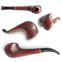 Dr. Watson - Wooden Tobacco Smoking Pipe, Hand Carved, Fits 9mm Filter, Comes with Pouch, Boxed (Sailor)