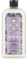 Love Home and Planet Dish Soap, Lavender & Argan Oil, 24 Ounce