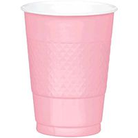 Amscan Reusable New Pink Plastic Cups, 16 Oz., 20 Ct. | Party Tableware