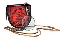 Castle Instruments Multicolored Magnifying Glass, Optical Magnifier Lens with A Beautiful Necklace Chain Monocle for Library Reading Fine Print Zooming Increase Vision Jewelry ()