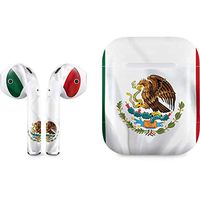 Skinit Decal Audio Skin for Apple AirPods with Lightning Charging Case - Officially Licensed Skinit Originally Designed Mexico Flag Design
