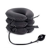 Inflatable & Adjustable Neck Support Pillow, Cervical Neck Traction Device Chin Supporting Collar, Neck Suport Pillow + Universal Neck Support for Travel Home Office to Provide Comfort Experience