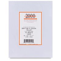 Clearprint 1000H Design Vellum Sheets, 16 Lb., 100% Cotton, 17 x 22 Inches, 10 Sheets Per Pack, 1 Each (10201220)