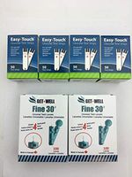 GET•WELL Fine 30g Universal Twist Lancets 200 CT - Made in Canada ! 200 CT EasyTouch Blood Glucose Test Strips