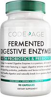 Codeage Fermented Digestive Food Enzymes with Probiotics + Prebiotics + Cofactor Vitamins and Minerals to Support Overall Digestive Health, Amylase Lipase Lactase, Plant Based Non-GMO, 90 Servings