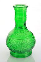 SALE NEW LARGE GREEN DIAMOND VASE Hookah Shisha Narguile for Water Smoking Pipe