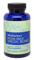 Motherlove More Milk Special Blend (120 ct) Herbal Galactagogue Breastfeeding Supplement w/Goat’s Rue & Organic Herbs - Supports Mammary Tissue Development & Milk Supply