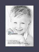 ArtToFrames MAT-168-12x17-Blue Midnight Blue Jay Custom Mat, 12x17,