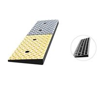 Stairs Uphill Triangular Pad, Easy to Carry Curb Ramp, School Hospital Street Sill Uphill Pad Can Be Used in The Garden Dedicated Ramp (Size: 98 24.8 4cm) (Size : 9824.84CM)