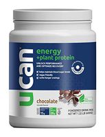 UCAN Energy + Plant Protein Powder (600g) - Pea Protein, Vegan Friendly, No Sugar Added (Chocolate)