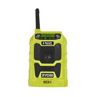 Ryobi 18-Volt ONE+ Compact Radio with Bluetooth Wireless Technology (Tool-Only) (Renewed)