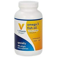the Vitamin Shoppe Omega-3 Fish Oil 180 Softgels by Vitamin Shoppe