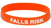 Falls Risk - Medic Bracelet (infilled White) - Large