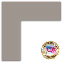 10x10 Gray / TV Grey Custom Mat for Picture Frame with 6x6 opening size (Mat Only, Frame NOT Included)