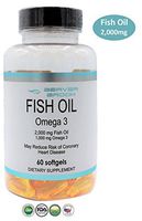 Beaver Brook Fish Oil with Omega 3, Burpless Supplement, Supports Heart Health, Brain Development and Overall Wellness, Rapid Release - 60 Softgels