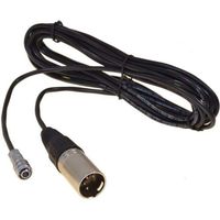 Bescor BMAXLR5 4-Pin XLR Male to 2-Pin Cable for Blackmagic Pocket 4K, 5'
