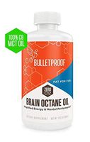 Bulletproof Brain Octane MCT Oil, Perfect for Keto and Paleo Diet, 100% Non-GMO Premium C8 Oil, Ketogenic Friendly, Responsibly Sourced from Coconuts Only, Made in The USA, 3 Fl. Oz