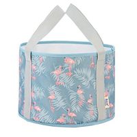 BESPORTBLE Wash Basin Folding Water Buckets Compact Foot Basin Compression Storage Bag for Picnic Camping Hiking Fishing Traveling