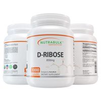 NutraBulk D-Ribose Natural 850mg Capsules - 1000 Count