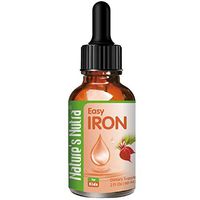 Nature's Nutra Easy Iron, 2 Fl. Oz (60ml), Premium Baby and Infant Liquid Drops, Toddlers Kids Children Multivitamin Supplement, Ferrochel, Anemia, Hemoglobin