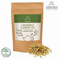 100% Pure Roman Chamomile Flower (Anthemis nobilis) Dried Natural Wildcrafted Herbal Tea (Loose) 3 oz / 90gr by Teliaoils in Resealable Pouch