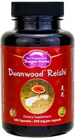 Dragon Herbs Duanwood Reishi - 500 mg - 100 Vegetarian Capsules