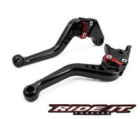 Adjustable short Brake and Clutch Levers for HONDA CBR500R/CB500F/X 2013-2019,CBR250R 2011-2013,CBR300R 2014-2019,CB300F/FA 2014-2019,CB400F/CB400R 2013-2019,GROM 2014-2019-Black